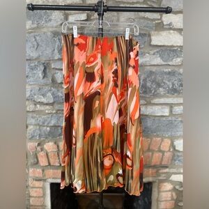 Vintage funky orange skirt